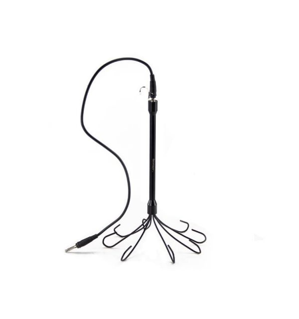 BASTIDOR CON 8 GANCHOS PARA BAÑOS ELECTROLITICOS CON CABLE 50 cm.